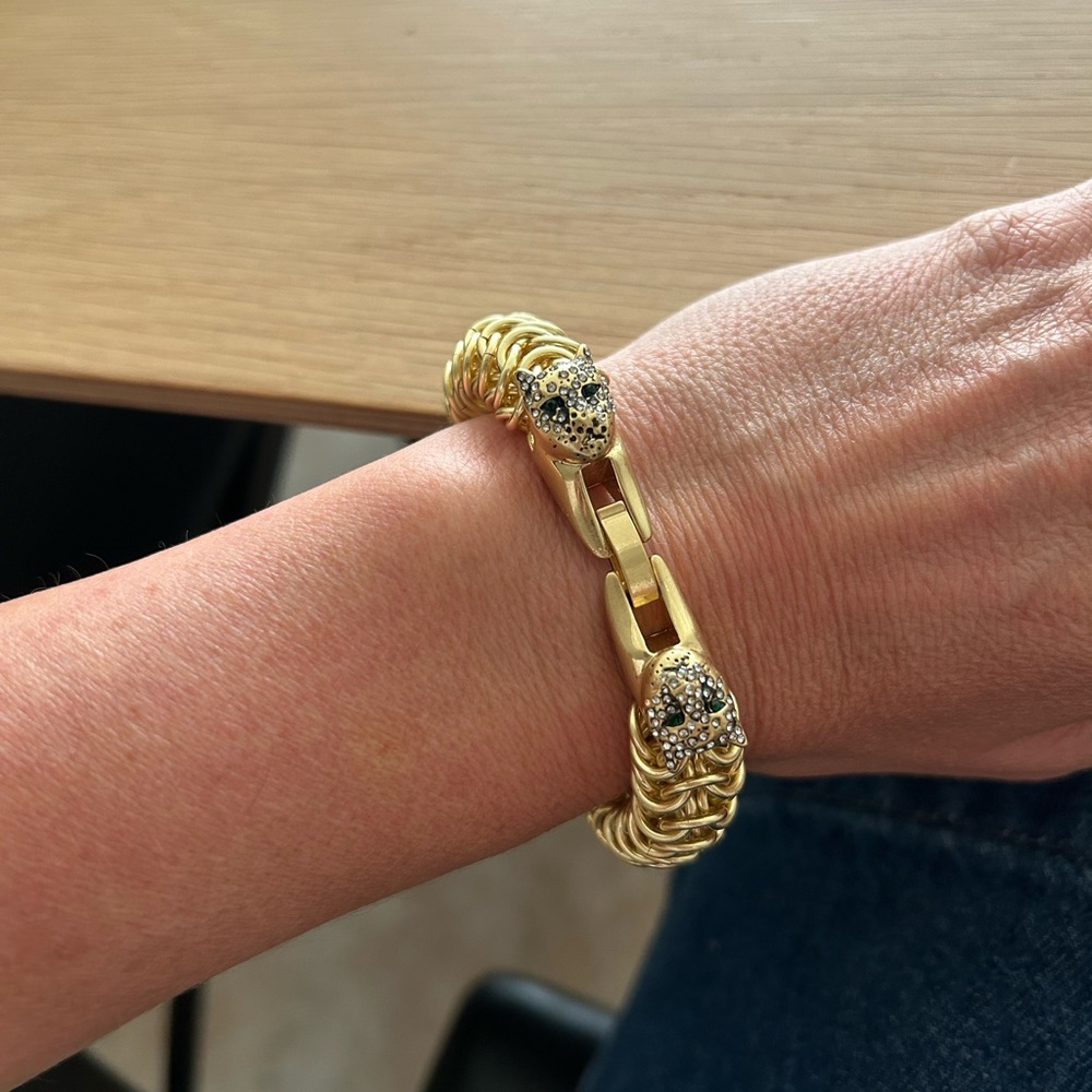 Clare V Gold and Silver Bracelet